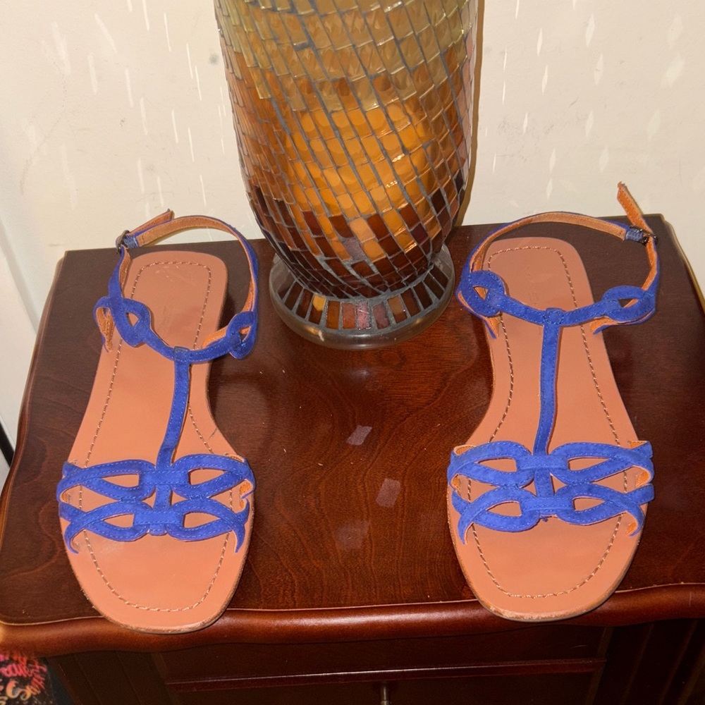 Blue Strappy Via Spiga Sandals